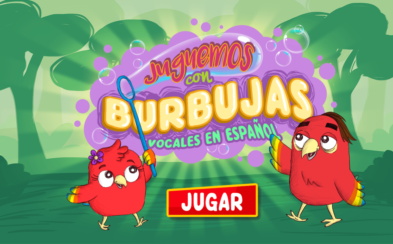 Burbullas con vogais