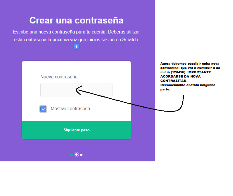 cuarto paso para entrar en Scratch
