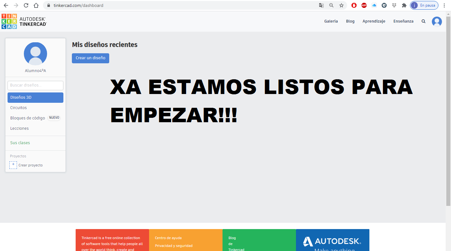 quinto paso tinkercad