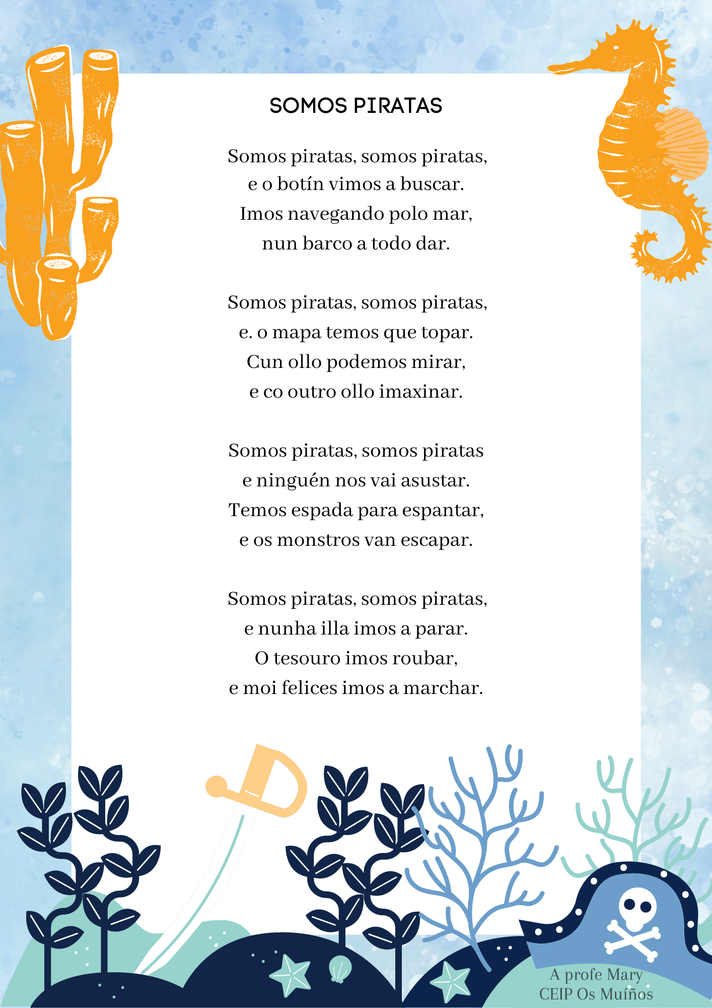 Poema: Somos Piratas