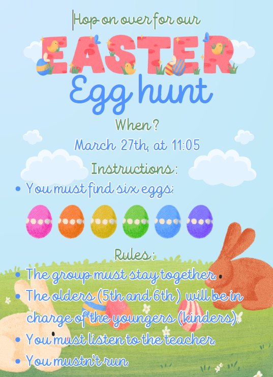 Easter Egg Hunt Poster