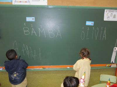 Hoxe son os encargados Olivia e Bamba
