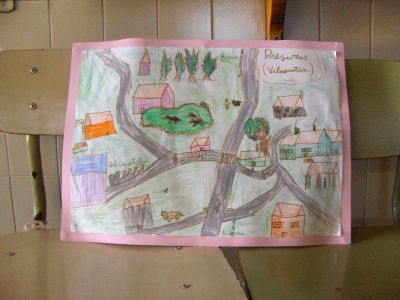 O entorno. Mapa dos nosos recorridos.
