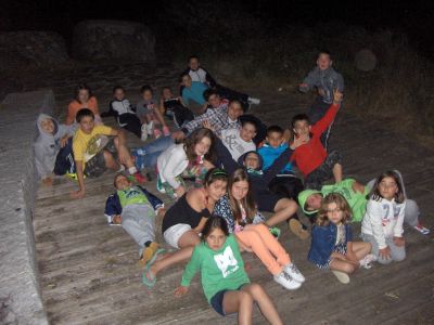 Excursión nocturna para observar as estrelas e constelacións
