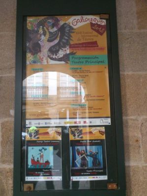 Cartel do Festival internacional de títeres
