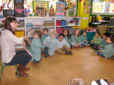 Sesión de abril, aula de 4 anos 
