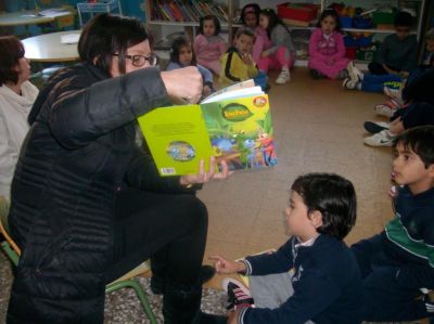 Sesión de abril, aula de 5 anos B
