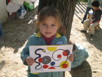 Arte no muro. Como Calder.
