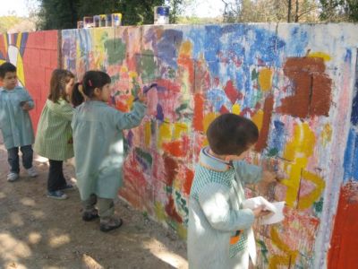 Arte no muro. Como Kandinsky
