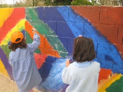Arte no muro. Como Kandinsky
