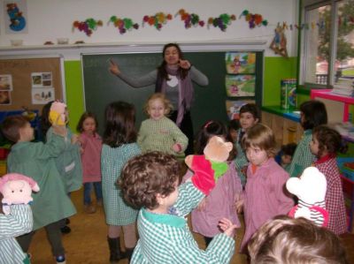 Xaneiro, aula de 3-4 anos B.
