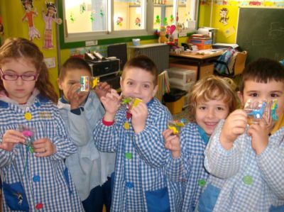 Marzo, aula de 5 anos B.
