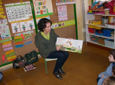 Abril, aula de 5 anos A.
