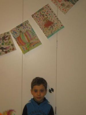 Mauro e a arte.
