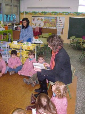 Sesión de xaneiro na aula de 3 anos
