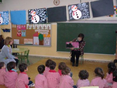 Marzo, aula de 3 anos B
