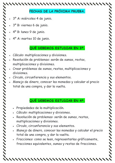 PRUEBA 3º TRIMESTRE