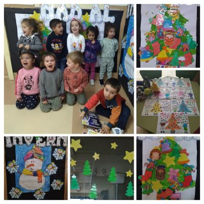 Festa de Nadal
Remate do curso antes das vacacións de Nadal cunha gran xornada festiva: xogos, panxoliñas, a visita de Papá Noel, agasallos, maxia e unha deliciosa chocolatada.  
Palabras chave: Nadal