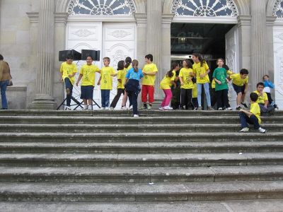 PREPARÁNDOSE PARA A FOTO
