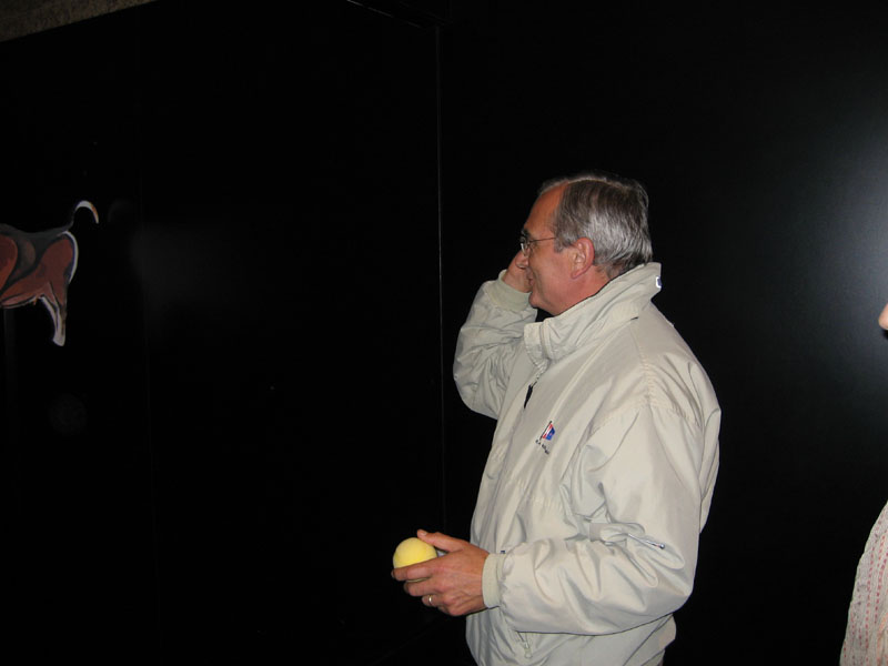 José Ramón cazando bisontes
