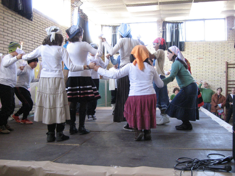 Baile realizado polo alumnado de 6º
