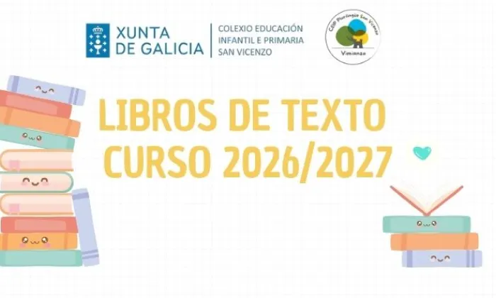 Listaxe libros de texto 2026-2027