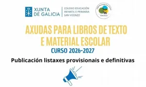Listaxe libros de texto 2026-2027