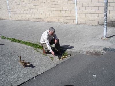 ¿Quen mellor que o noso xefe para servir de anfitrión e guía?
