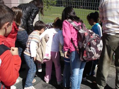 Estiveron en silencio para que o parruliño e a súa mamá "falasen"
