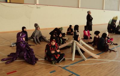 os polbos
Que marabilla: 8 brazos!!!
