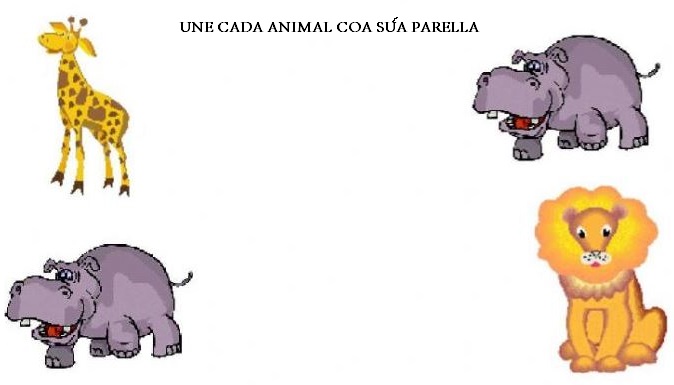 Une cada animal coa súa parella