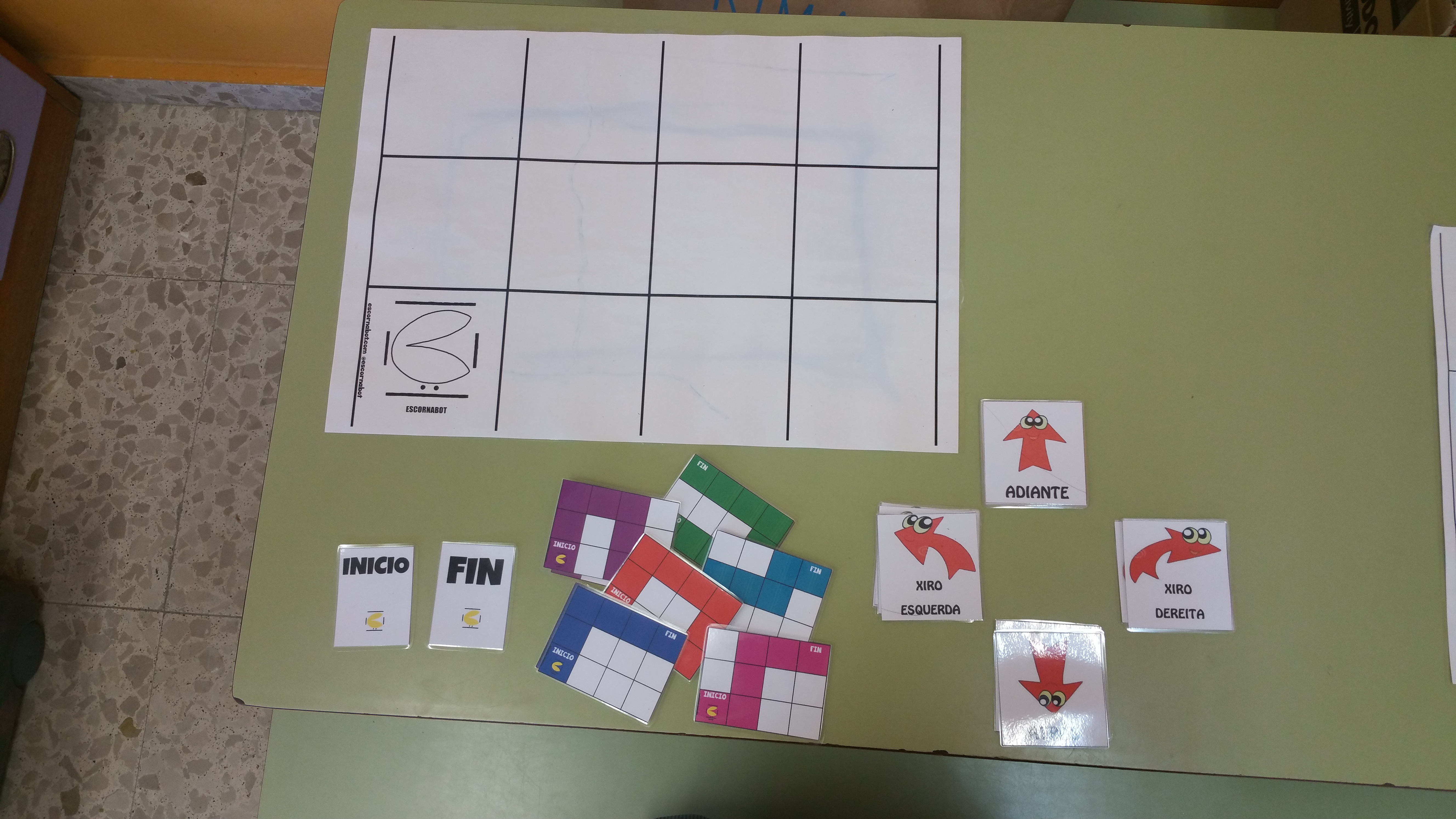 Alfombrilla e material camiños