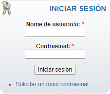 Bloque de inicio de sesión