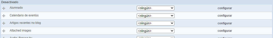 Bloques desactivados