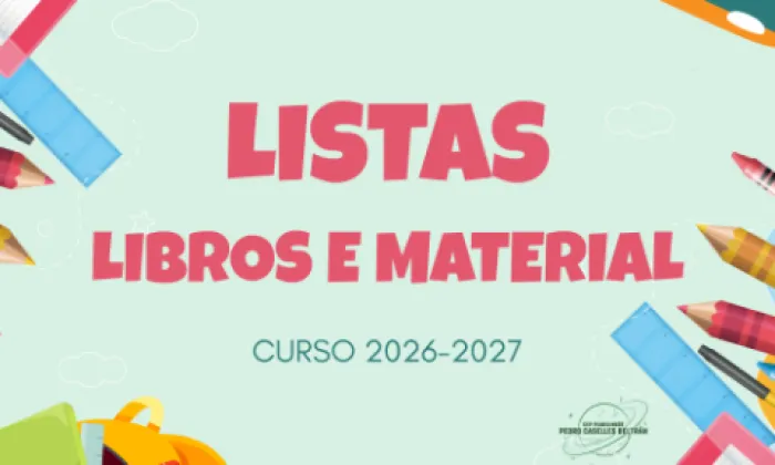 LISTAS MATERIAL LIBROS