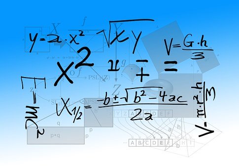 Des numéro et formules mathématiques 