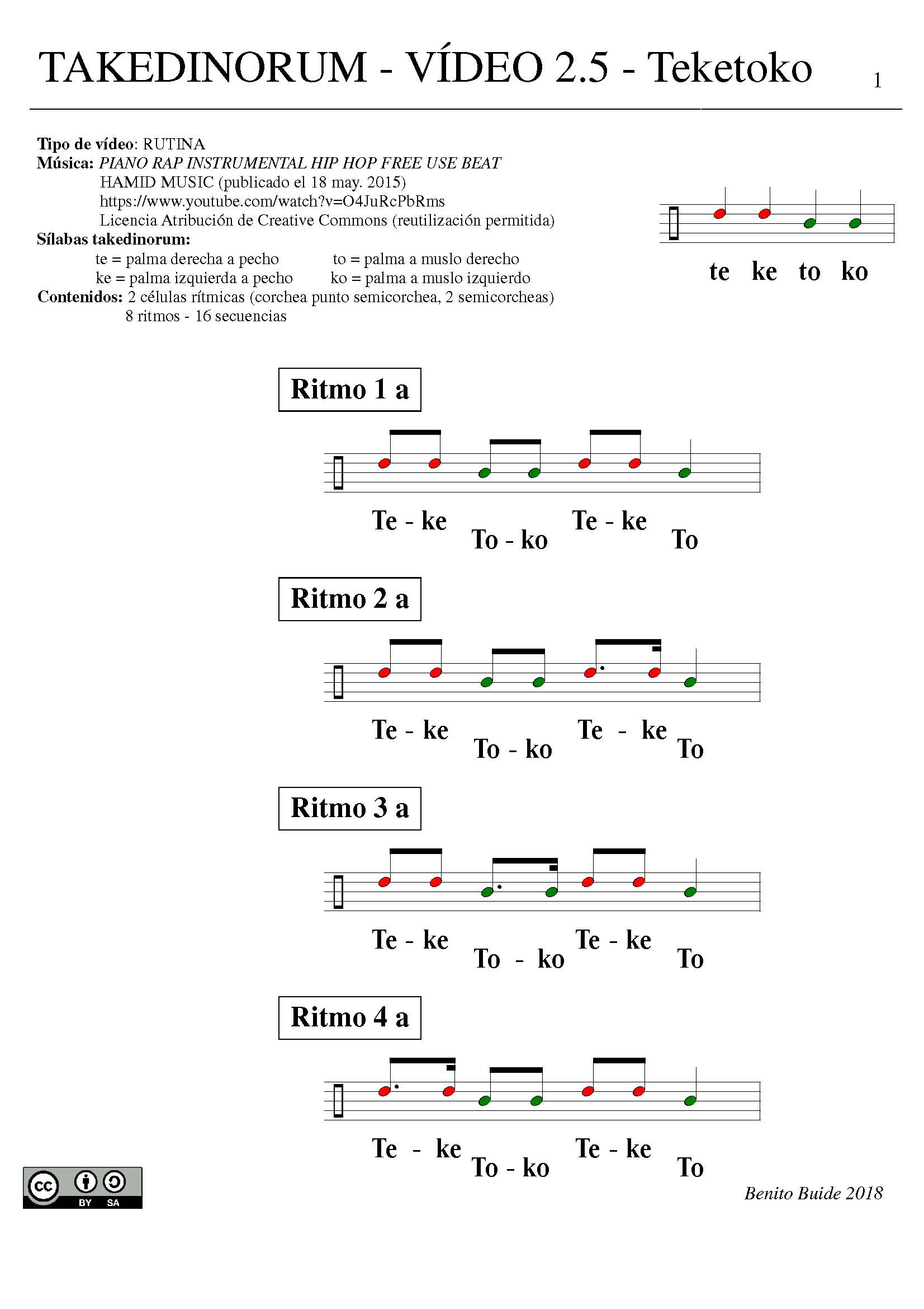 Vídeo 2.5 - Teketoko - Página 1