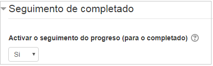 Activación seguimento completado