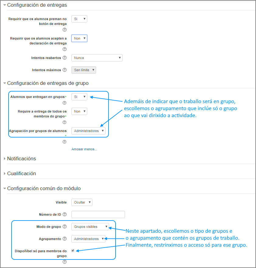 Restricción por grupo