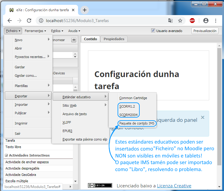 Formato estandar educativo
