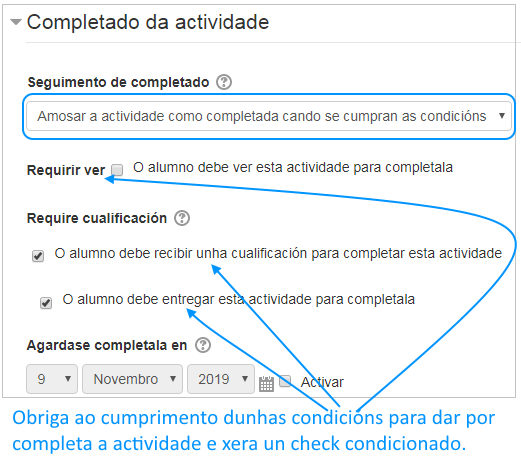 Completado condicionado