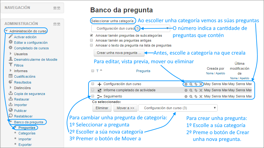 Banco da pregunta: preguntas