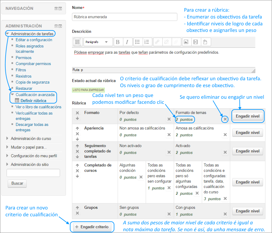 Rúbrica: definición