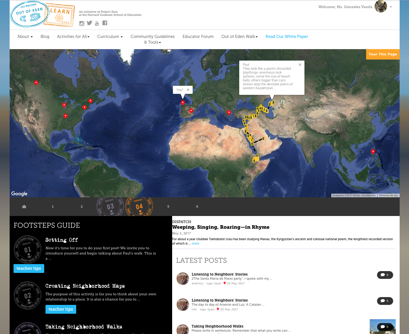 Plataforma digital Out of Eden