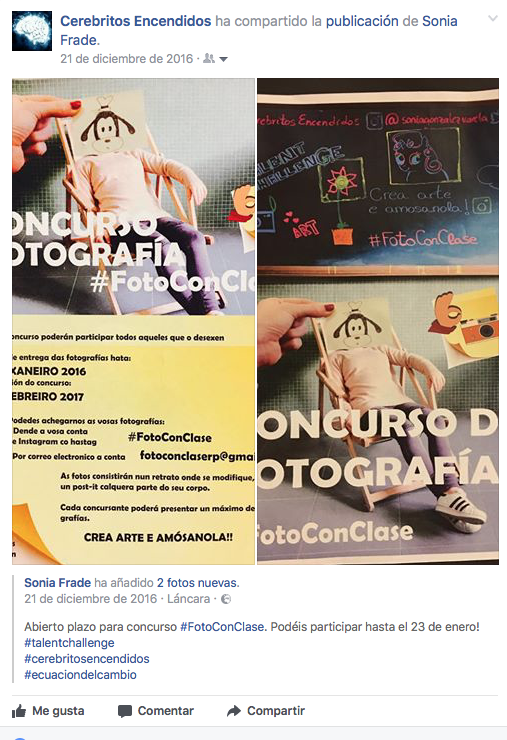 Concurso en Facebook