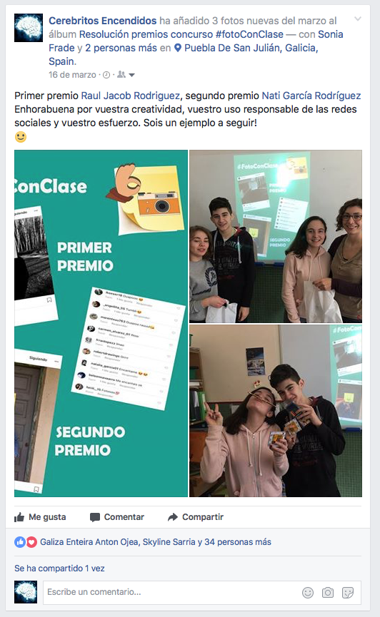 Concurso en redes sociales