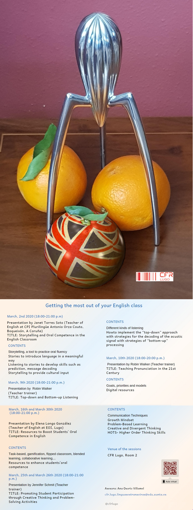 Programa L1901017 Getting the most out of our English class