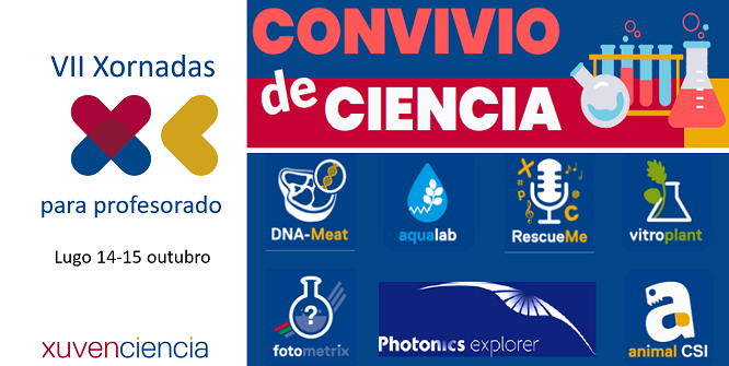 VII Xornadas XuvenCiencia para o profesorado. Convivio de ciencia