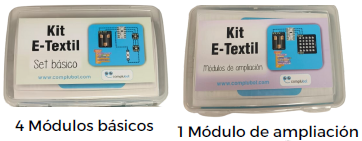 Equipo de E-téxtil