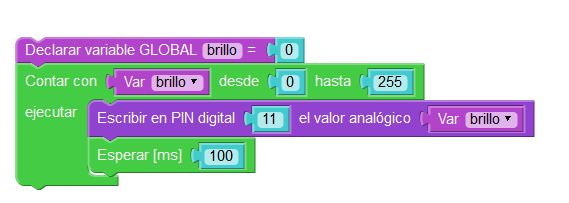 Código en Visualino